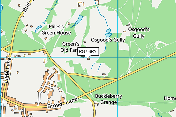 RG7 6RY map - OS VectorMap District (Ordnance Survey)