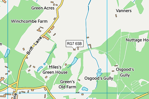 RG7 6SB map - OS VectorMap District (Ordnance Survey)