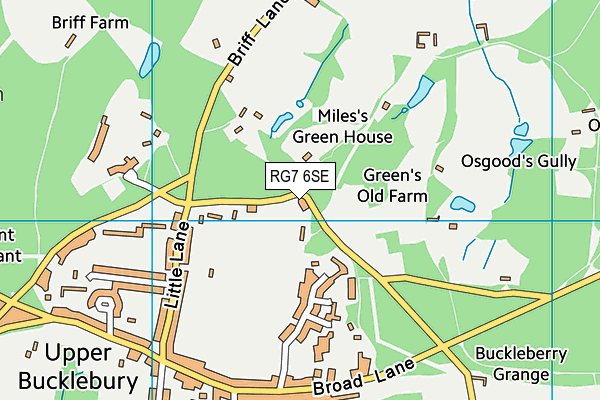 RG7 6SE map - OS VectorMap District (Ordnance Survey)
