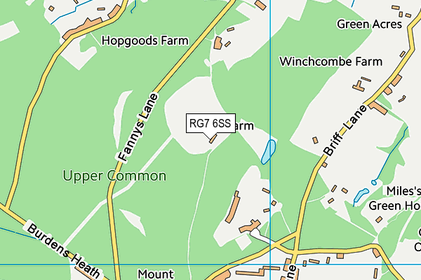 RG7 6SS map - OS VectorMap District (Ordnance Survey)