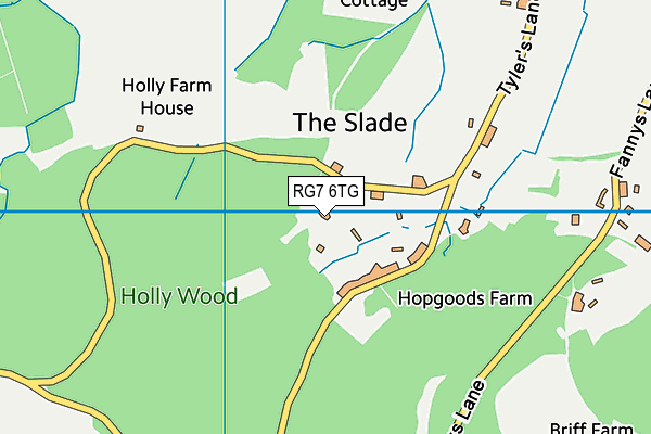 RG7 6TG map - OS VectorMap District (Ordnance Survey)