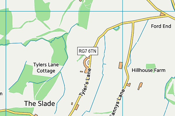 RG7 6TN map - OS VectorMap District (Ordnance Survey)