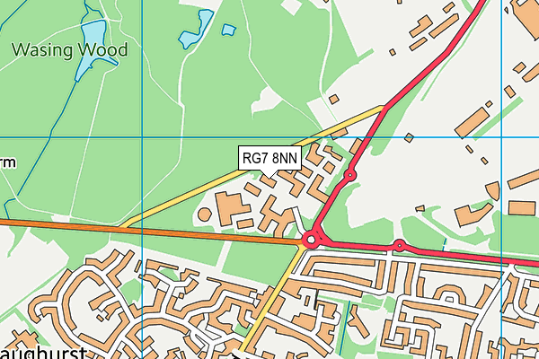RG7 8NN map - OS VectorMap District (Ordnance Survey)