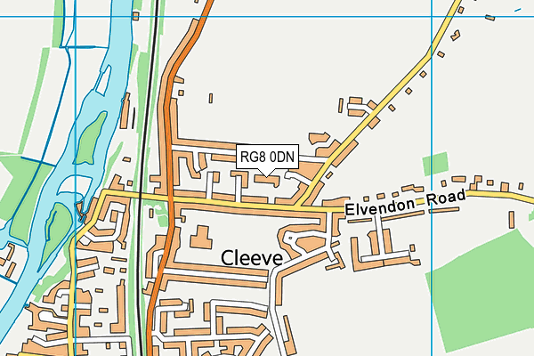 RG8 0DN map - OS VectorMap District (Ordnance Survey)