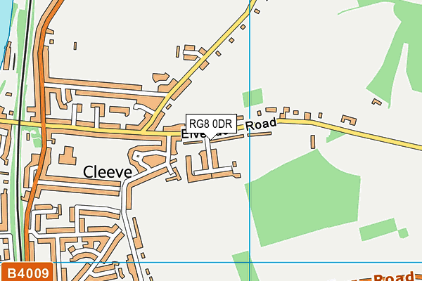 RG8 0DR map - OS VectorMap District (Ordnance Survey)