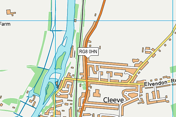 RG8 0HN map - OS VectorMap District (Ordnance Survey)