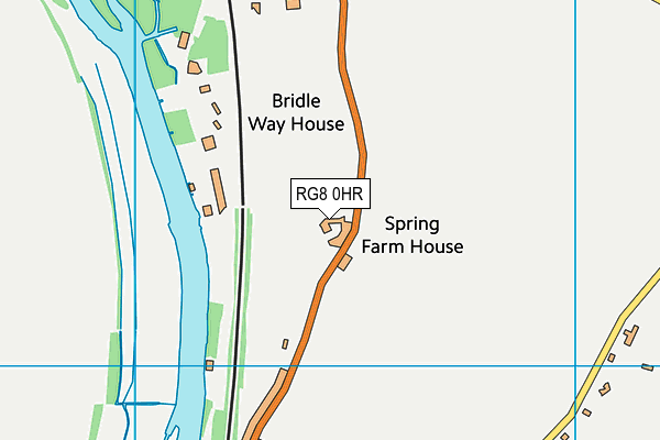 RG8 0HR map - OS VectorMap District (Ordnance Survey)