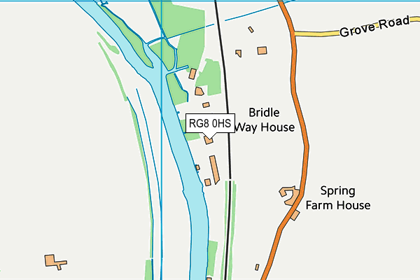 RG8 0HS map - OS VectorMap District (Ordnance Survey)