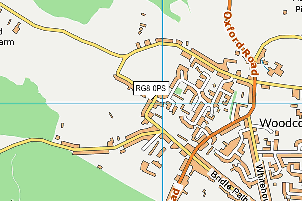 RG8 0PS map - OS VectorMap District (Ordnance Survey)