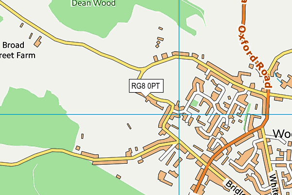 RG8 0PT map - OS VectorMap District (Ordnance Survey)