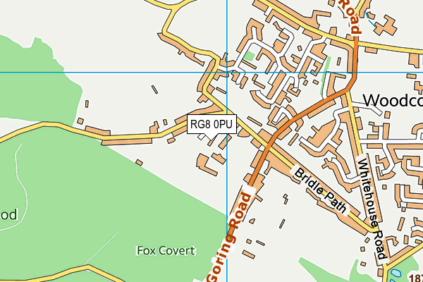 RG8 0PU map - OS VectorMap District (Ordnance Survey)
