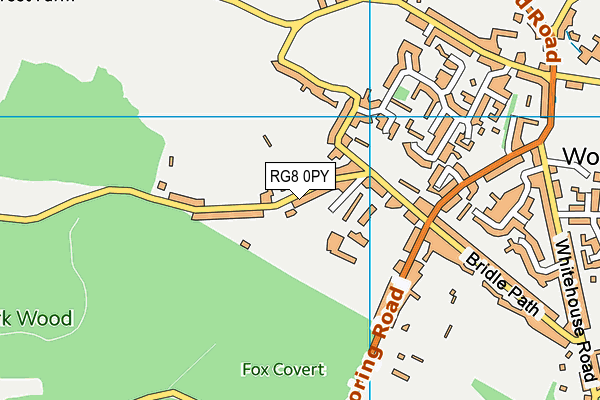 RG8 0PY map - OS VectorMap District (Ordnance Survey)