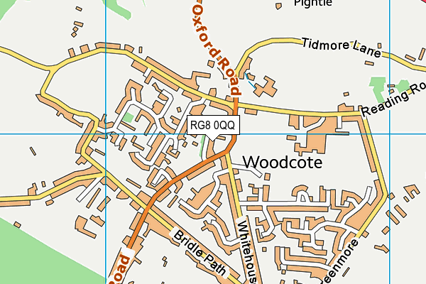 RG8 0QQ map - OS VectorMap District (Ordnance Survey)