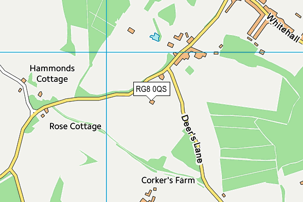 RG8 0QS map - OS VectorMap District (Ordnance Survey)