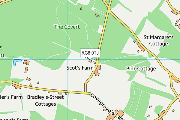 RG8 0TJ map - OS VectorMap District (Ordnance Survey)