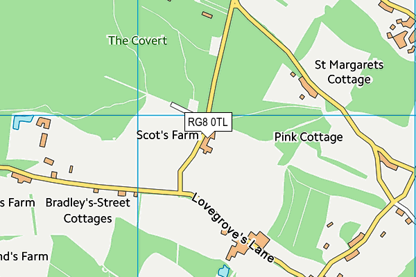 RG8 0TL map - OS VectorMap District (Ordnance Survey)