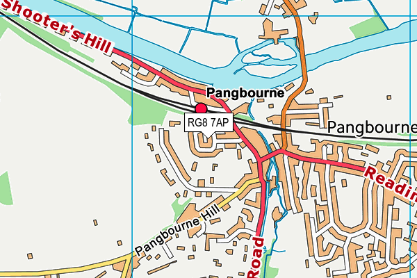 RG8 7AP map - OS VectorMap District (Ordnance Survey)