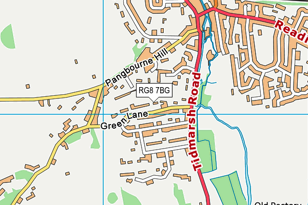 RG8 7BG map - OS VectorMap District (Ordnance Survey)