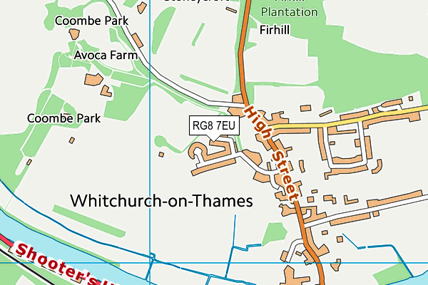 Map of PANGBOURNE PLUMBING LTD at district scale