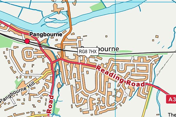 RG8 7HX map - OS VectorMap District (Ordnance Survey)