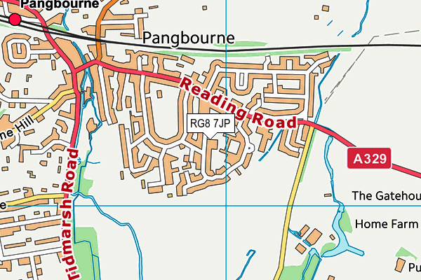 RG8 7JP map - OS VectorMap District (Ordnance Survey)