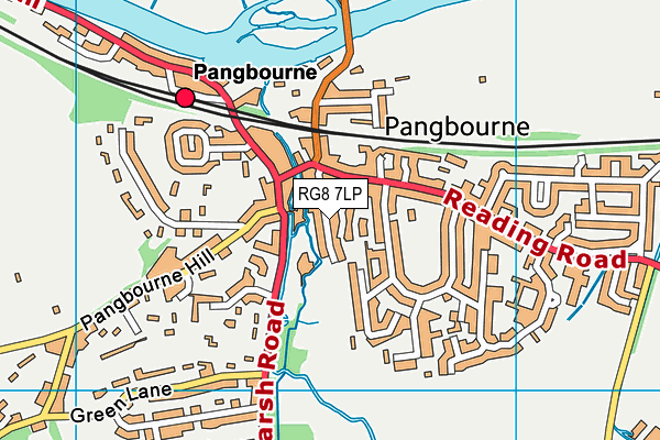 RG8 7LP map - OS VectorMap District (Ordnance Survey)