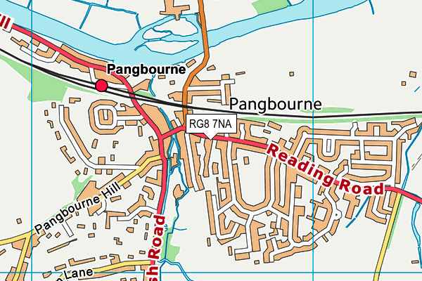 RG8 7NA map - OS VectorMap District (Ordnance Survey)