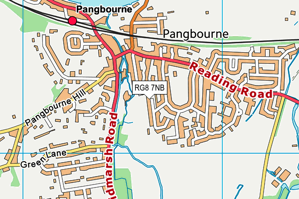 RG8 7NB map - OS VectorMap District (Ordnance Survey)