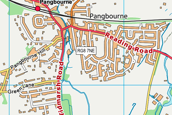 RG8 7NE map - OS VectorMap District (Ordnance Survey)