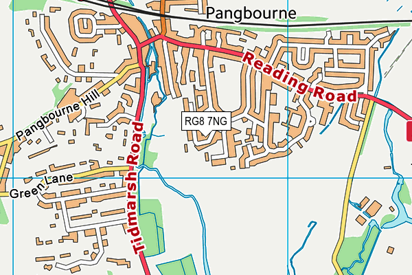 RG8 7NG map - OS VectorMap District (Ordnance Survey)