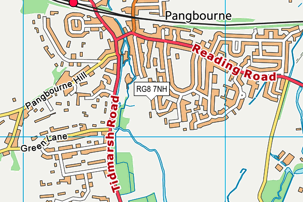 RG8 7NH map - OS VectorMap District (Ordnance Survey)