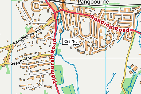 RG8 7NL map - OS VectorMap District (Ordnance Survey)