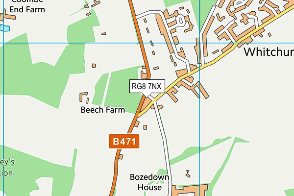 RG8 7NX map - OS VectorMap District (Ordnance Survey)