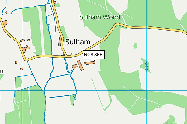 RG8 8EE map - OS VectorMap District (Ordnance Survey)