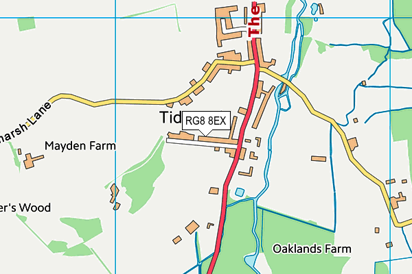 Map of ARDEN FIRE LTD at district scale