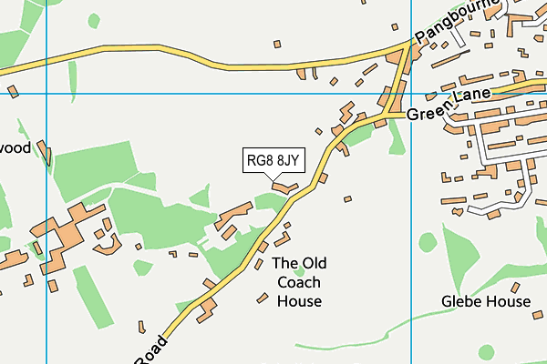 RG8 8JY map - OS VectorMap District (Ordnance Survey)
