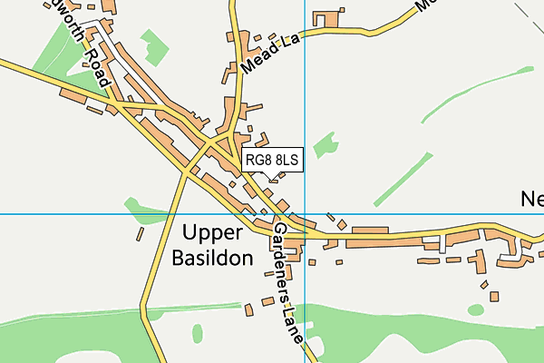 RG8 8LS map - OS VectorMap District (Ordnance Survey)