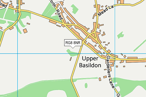 RG8 8NR map - OS VectorMap District (Ordnance Survey)