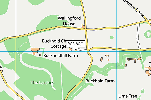 RG8 8QQ map - OS VectorMap District (Ordnance Survey)