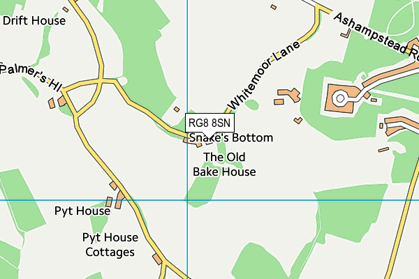 RG8 8SN map - OS VectorMap District (Ordnance Survey)