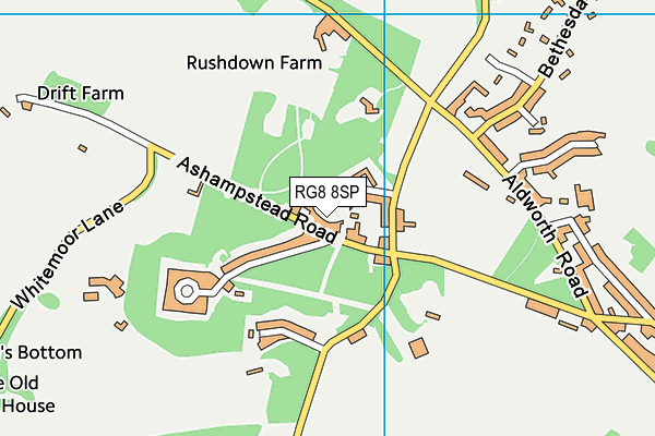 RG8 8SP map - OS VectorMap District (Ordnance Survey)