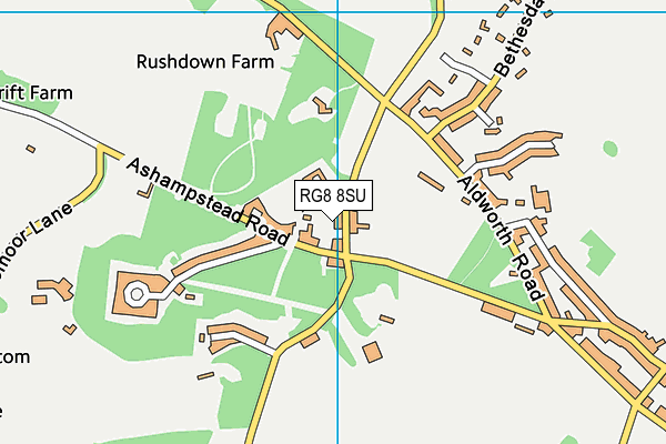 RG8 8SU map - OS VectorMap District (Ordnance Survey)
