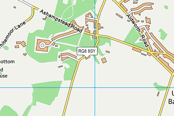 RG8 8SY map - OS VectorMap District (Ordnance Survey)