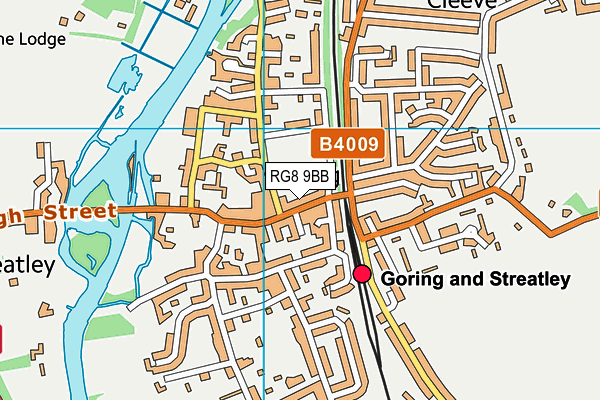 RG8 9BB map - OS VectorMap District (Ordnance Survey)