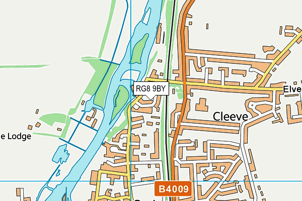 RG8 9BY map - OS VectorMap District (Ordnance Survey)