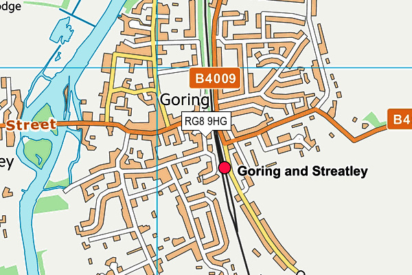 RG8 9HG map - OS VectorMap District (Ordnance Survey)