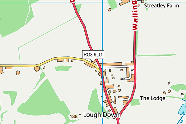 RG8 9LG map - OS VectorMap District (Ordnance Survey)