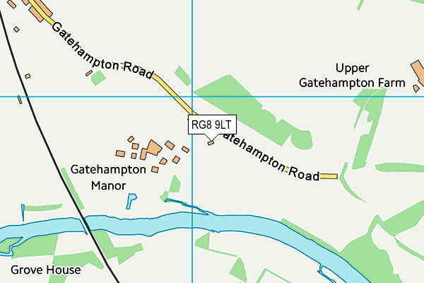 RG8 9LT map - OS VectorMap District (Ordnance Survey)