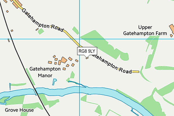 RG8 9LY map - OS VectorMap District (Ordnance Survey)