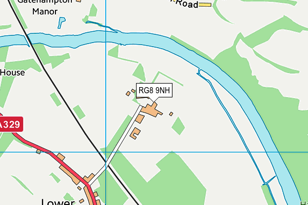 RG8 9NH map - OS VectorMap District (Ordnance Survey)